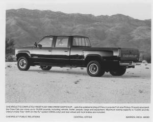 1992 Chevrolet Crew Cab Pickup Press Photo 0567