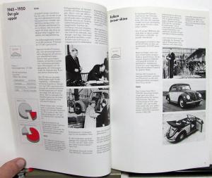 1934 to 1986 Volkswagen History Factory Brochure German Text Large VW Beetle