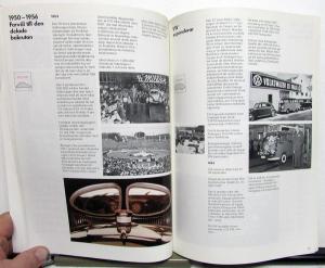 1934 to 1986 Volkswagen History Factory Brochure German Text Large VW Beetle