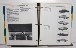 1978 Ford Car Facts Thunderbird LTD II Club Wagon Granada Mustang Pinto