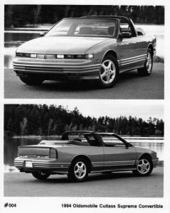 1994 Oldsmobile Cutlass Supreme Convertible Press Photo 0342