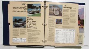 1983 Ford Product Highlights Car  & Lt Trucks Mustang Crown Vic F Series Ranger