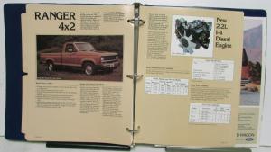 1983 Ford Product Highlights Car  & Lt Trucks Mustang Crown Vic F Series Ranger