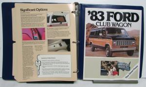 1983 Ford Product Highlights Car  & Lt Trucks Mustang Crown Vic F Series Ranger