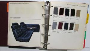 1984 Mercury Color & Upholstery Selections Cougar Marquis Topaz Capri Lynx