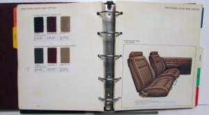 1984 Mercury Color & Upholstery Selections Cougar Marquis Topaz Capri Lynx