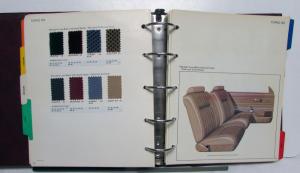 1984 Mercury Color & Upholstery Selections Cougar Marquis Topaz Capri Lynx