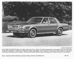 1987 Plymouth Gran Fury Press Photo 0144