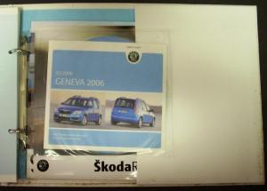 2006 Skoda Geneva Auto Show Press Kit Roomster Fabia Octavia Superb Rare!