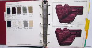 1982 Mercury Color & Upholstery Selections Marquis Cougar XR7 Capri Zephyr Lynx