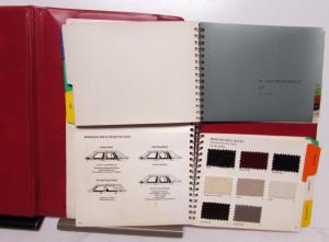 1982 Mercury Color & Upholstery Selections Marquis Cougar XR7 Capri Zephyr Lynx