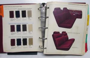 1983 Mercury Color & Upholstery Selections Marquis Cougar XR7 Capri Zephyr Lynx