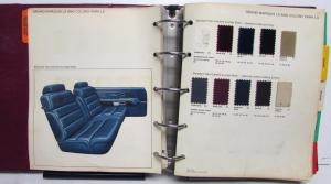 1983 Mercury Color & Upholstery Selections Marquis Cougar XR7 Capri Zephyr Lynx