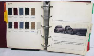 1983 Mercury Color & Upholstery Selections Marquis Cougar XR7 Capri Zephyr Lynx