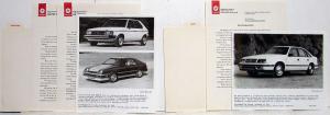 1987 Dodge Full Line Media Information Press Kit w/ Envelope Daytona Shadow