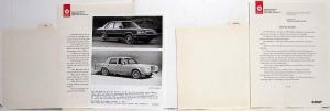 1987 Dodge Full Line Media Information Press Kit w/ Envelope Daytona Shadow