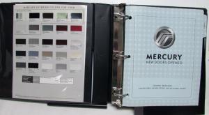 2008 Mercury Color&Upholstery Selections Album Sable Mariner Milan Grand Marquis