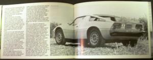 1988 Maserati Pocket History Brochure Book Original Race Grand Prix F1 De Tomaso