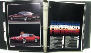1981 Pontiac Product Information Album Phoenix Firebird LeMans Grand Prix