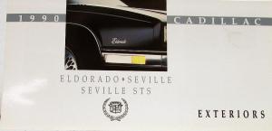1990 Cadillac Eldorado &  Seville Exterior Paint Chips Colors Sale Folder