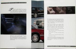 1990 Cadillac Eldorado Spring Special Edition Ordering Info Sale Brochure Folder