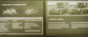 2008 Mini John Cooper Works Hardtop & Clubman Product Brief Sales Brochure Rare!