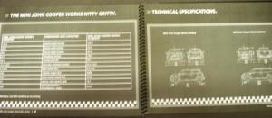 2008 Mini John Cooper Works Hardtop & Clubman Product Brief Sales Brochure Rare!
