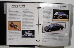 1997 Cadillac Catera Product Portfolio Paint Chip Feature Ordering Specification