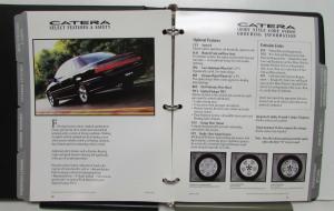 1997 Cadillac Catera Product Portfolio Paint Chip Feature Ordering Specification