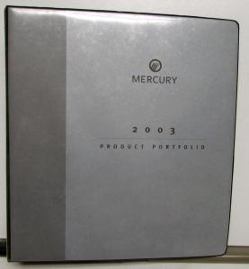 2003 Mercury Product Portfolio Grand Marquis Marauder Sable Mountaineer
