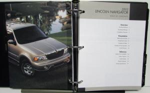 2002 Lincoln Product Portfolio Blackwood Continental Town Car Navigator