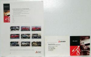 1998 Mitsubishi Motors Full Line Media Information Press Kit - 3000GT Montero
