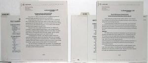 1998 Lexus Media Information Press Kit - GS LS SC ES LX