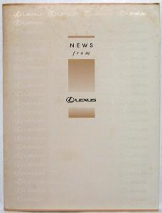 1999 Lexus RX 300 Media Information Press Kit
