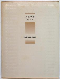1999 Lexus RX 300 Media Information Press Kit