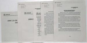 1999 Lexus RX 300 Media Information Press Kit