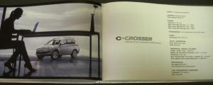 2007 Citroen C-Crosser Press Kit Geneva Auto Show New Model Release SUV Diesel