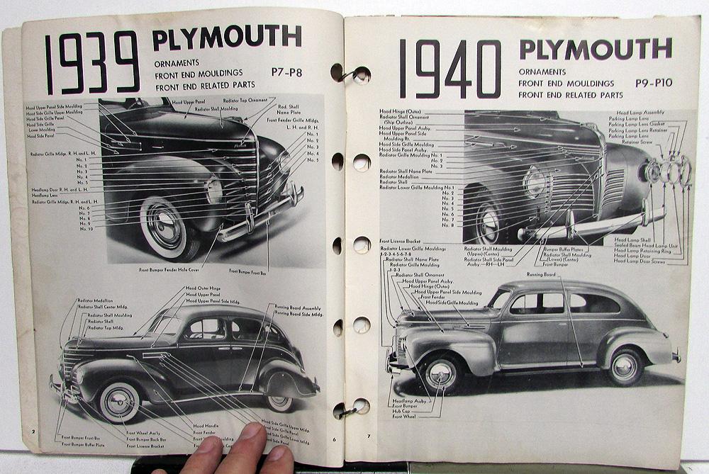 19371940 Chrysler Dodge DeSoto Plymouth Front End Related Parts Grill