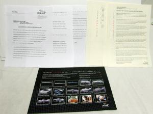 2000 Jaguar F-Type Concept Car Press Kit Detroit Auto Show Roadster Rare!