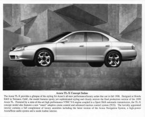 1998 Acura TL-X Performance Luxury Sedan Concept Car Press Photo 0174