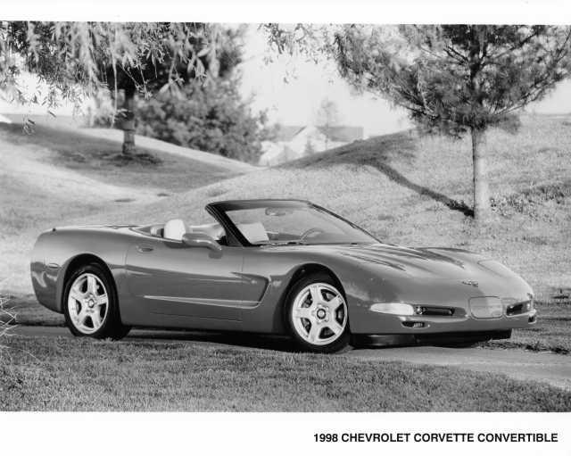 1998 Chevrolet Corvette Convertible Press Photo 0572