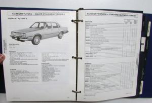 1983 Ford Car Facts Book EXP Escort Mustang LTD Crown Victoria