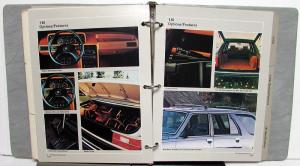 1983 Renault Product Information & Data Album Alliance Fuego 18i LeCar