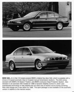 1998 BMW 540i Press Photo 0041