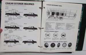 1981 Lincoln Mercury Facts Book Fleet Continental Mark VI Town Car Cougar XR7