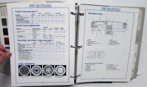 1990 Ford Salesperson Source Book Thunderbird Mustang F-Series Ranger Bronco