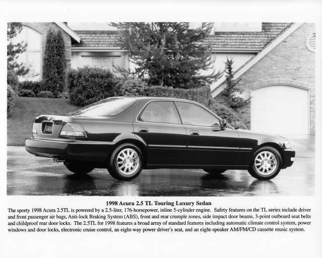 1998 Acura 2.5TL Touring Luxury Sedan Press Photo 0179