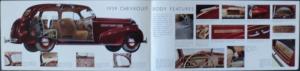 1939 Chevrolet Sales Brochure Master Deluxe Line Coach Sedan Coupe