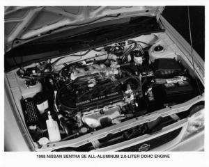 1998 Nissan Sentra SE All Aluminum 2.0 Liter DOHC Engine Press Photo 0060