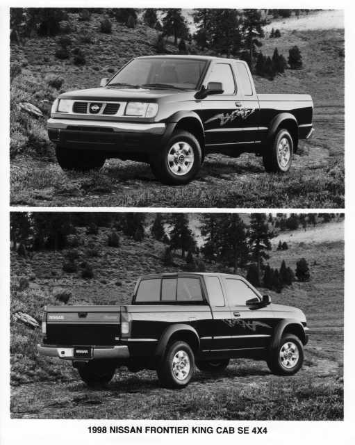 1998 Nissan Frontier King Cab SE 4x4 Pickup Press Photo 0064